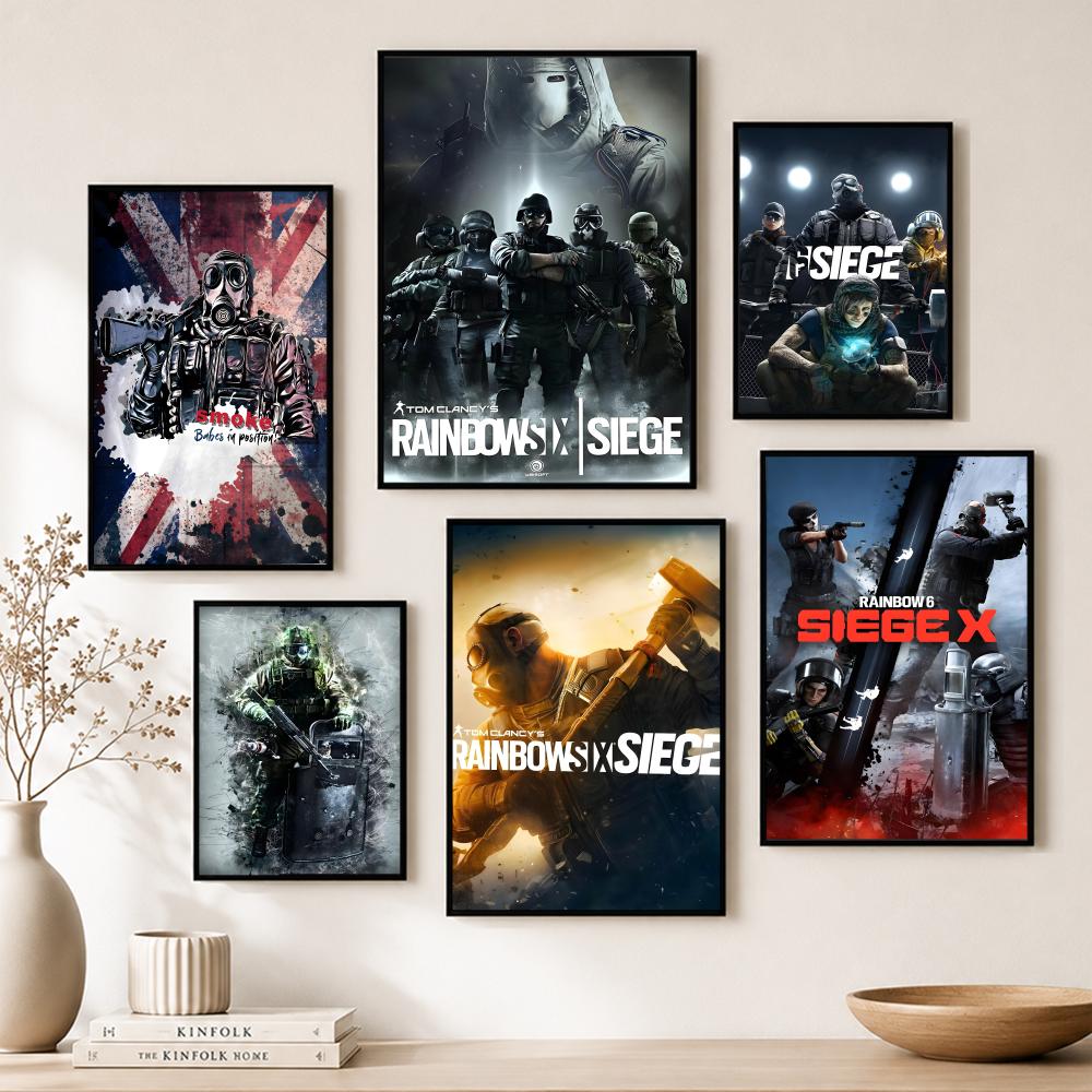 Home Bar And Theater - Game R-Rainbow Six Poster Paper Wall