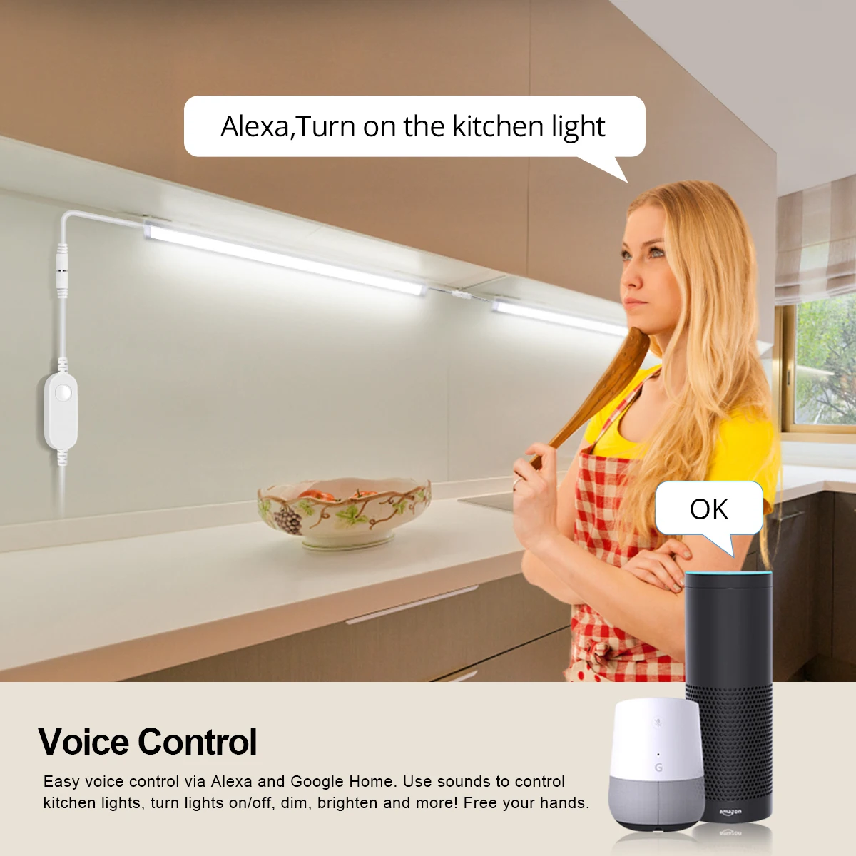 Smart Zigbee LED Lamp Under Ca - Home Bar And Cabinet review and price