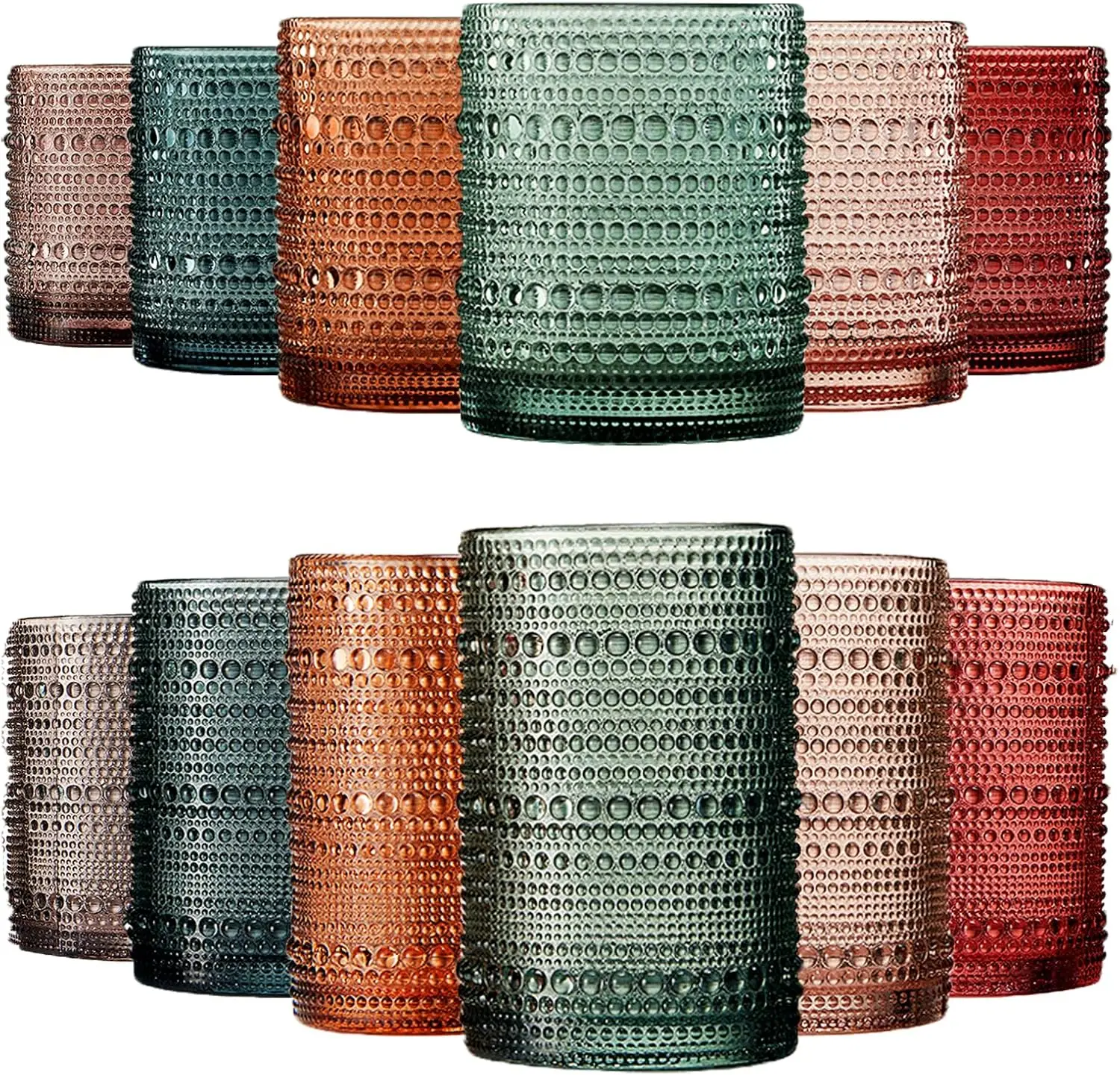 Hobnail Beaded Highball Drinki - Highball Glass Set review and price