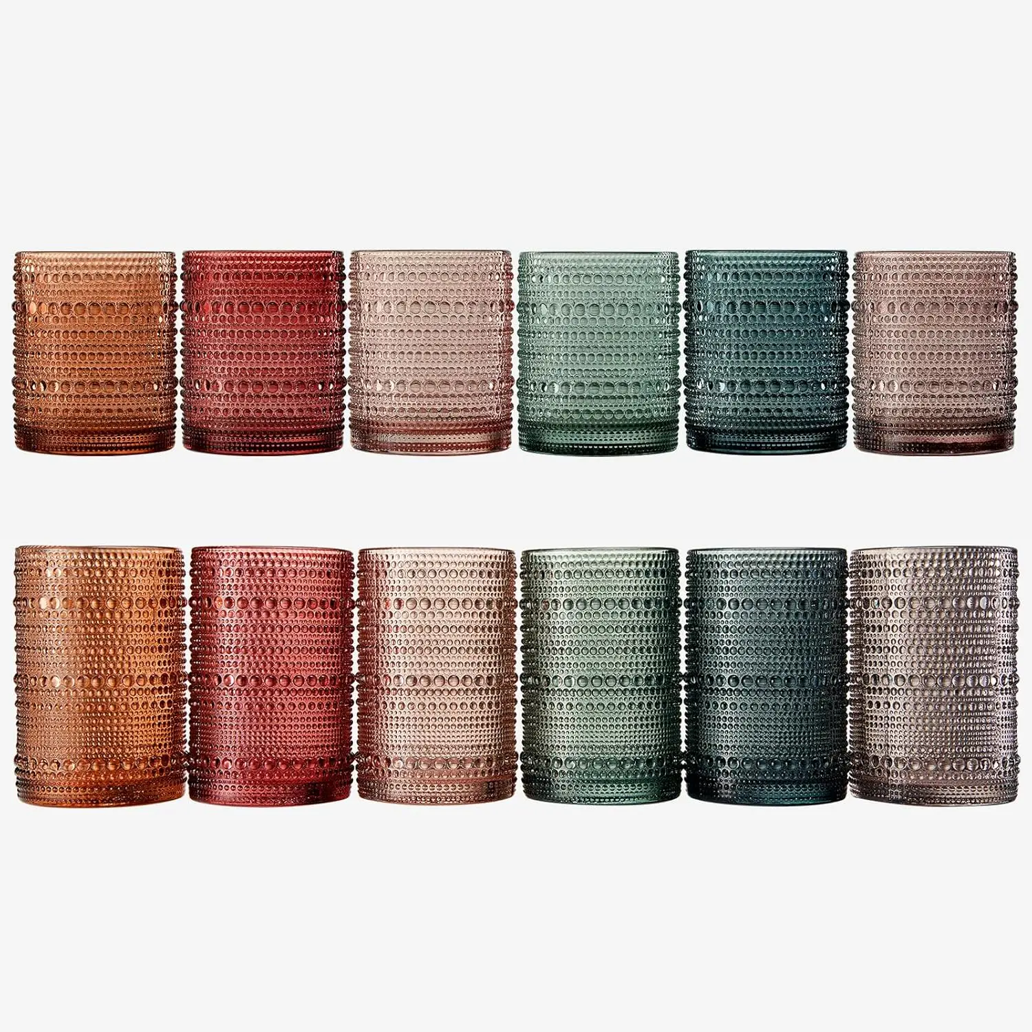 Hobnail Beaded Highball Drinki - Highball Glass Set review and price
