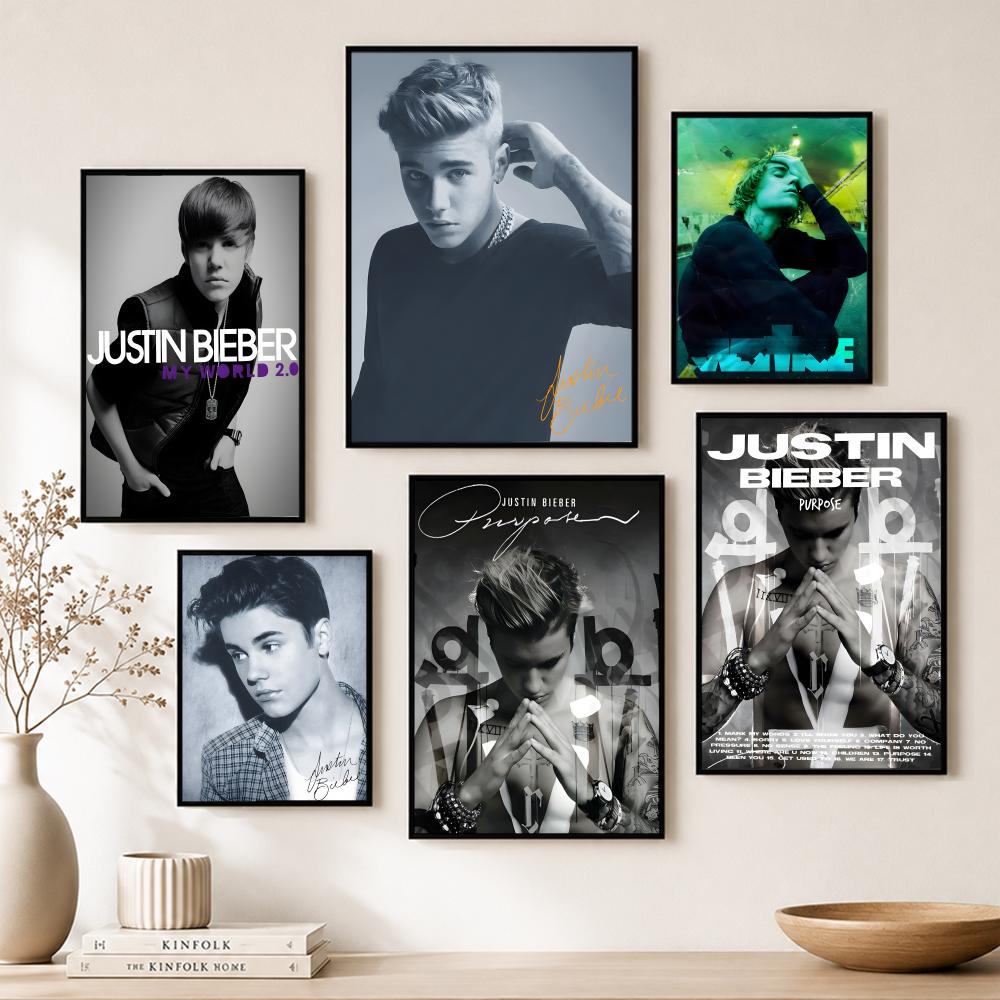 Music J-Justin Bieber Poster P - Home Bar And Theater review and price