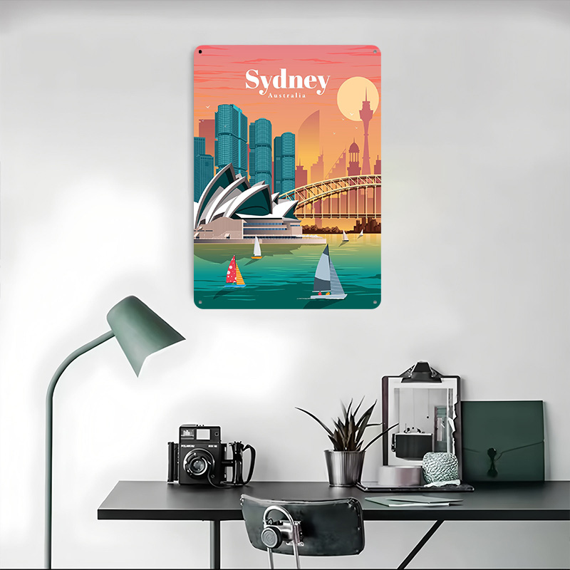 Sydney Poster Wall Art Retro V - Home Bar Sydney review and price