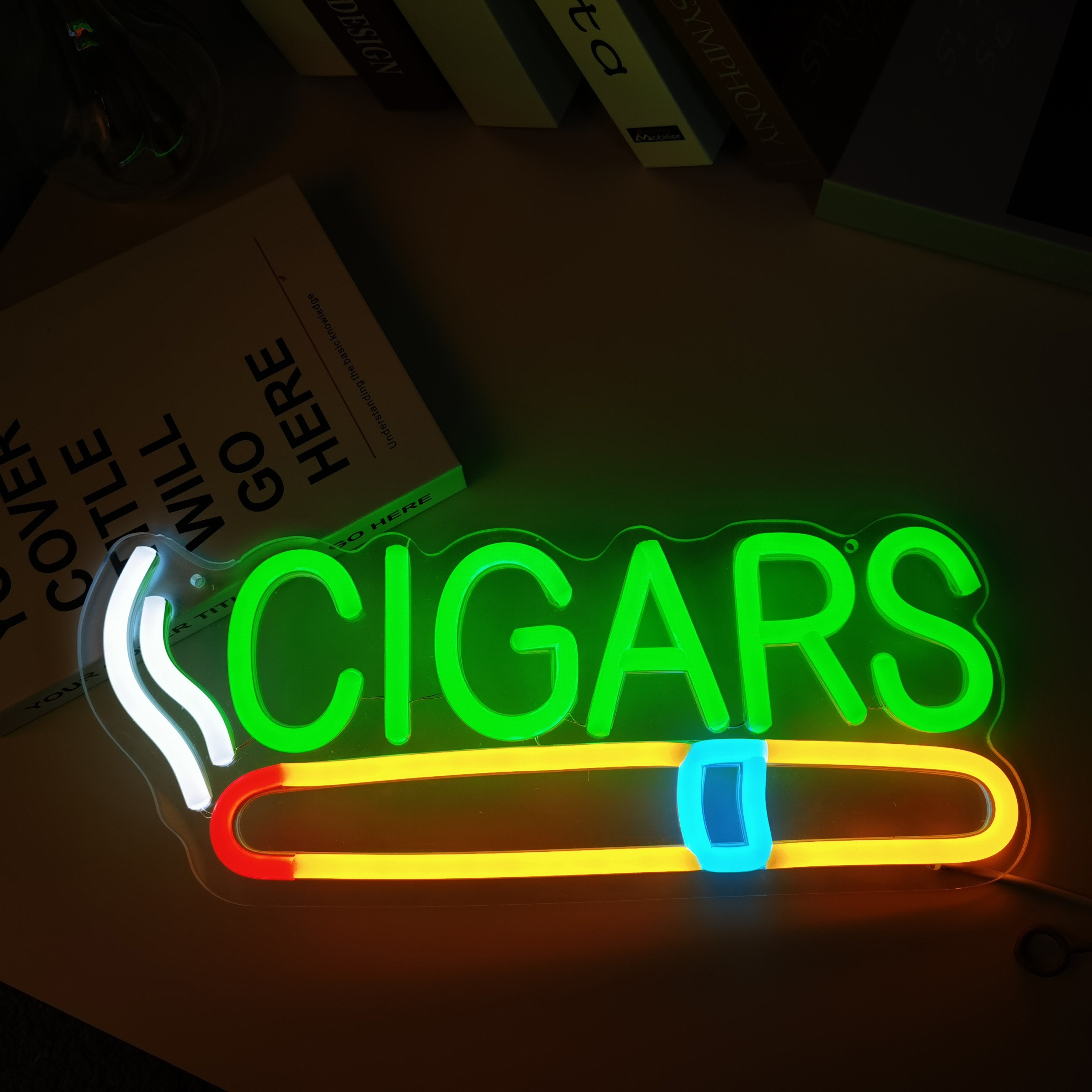 Cigar Shop Neon Sign, For Home - Home Bar Lounge review and price