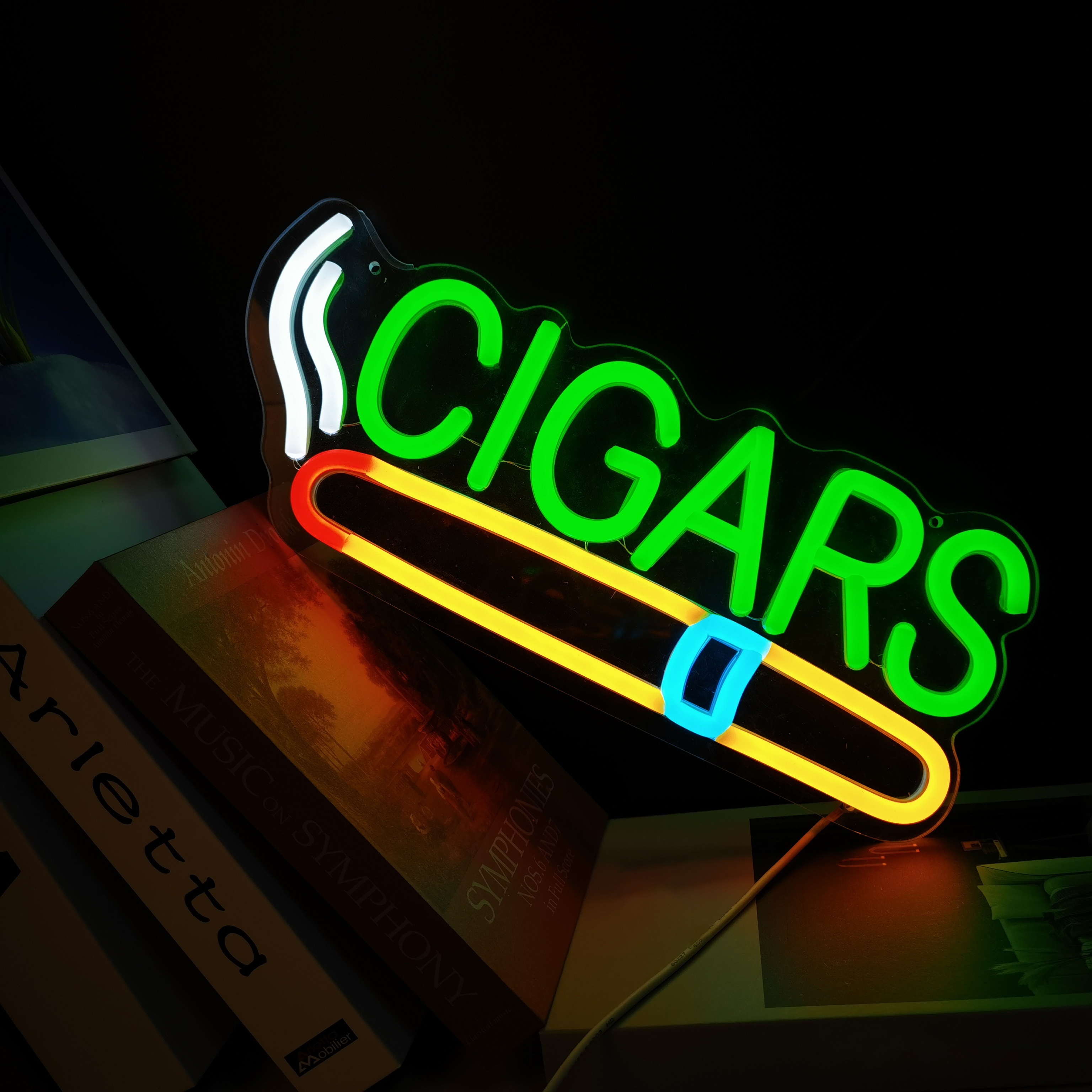Cigar Shop Neon Sign, For Home - Home Bar Lounge review and price