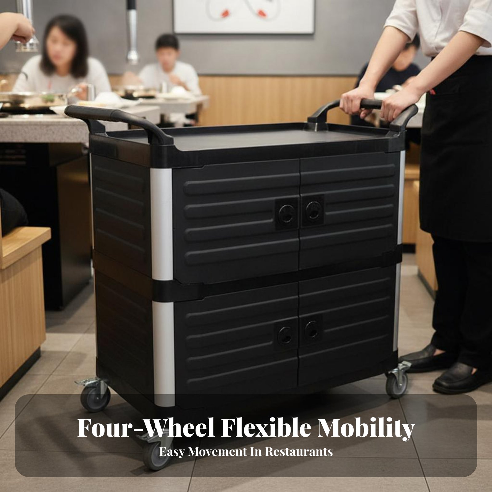 3-Tier utility Cart with caste - Home Bar Shelf review and price