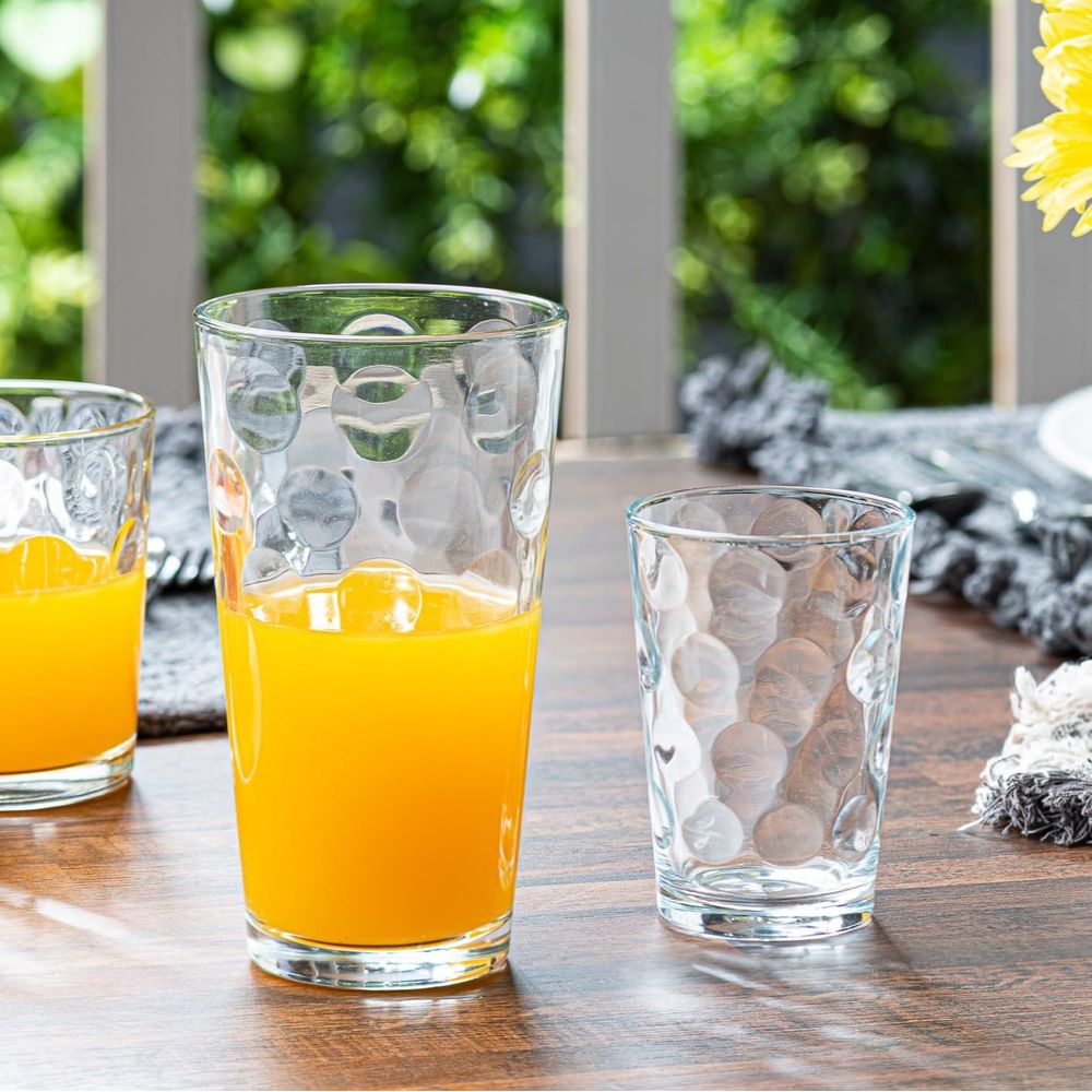 12-Piece Elegant Stackable Gla - Highball Glass Set review and price