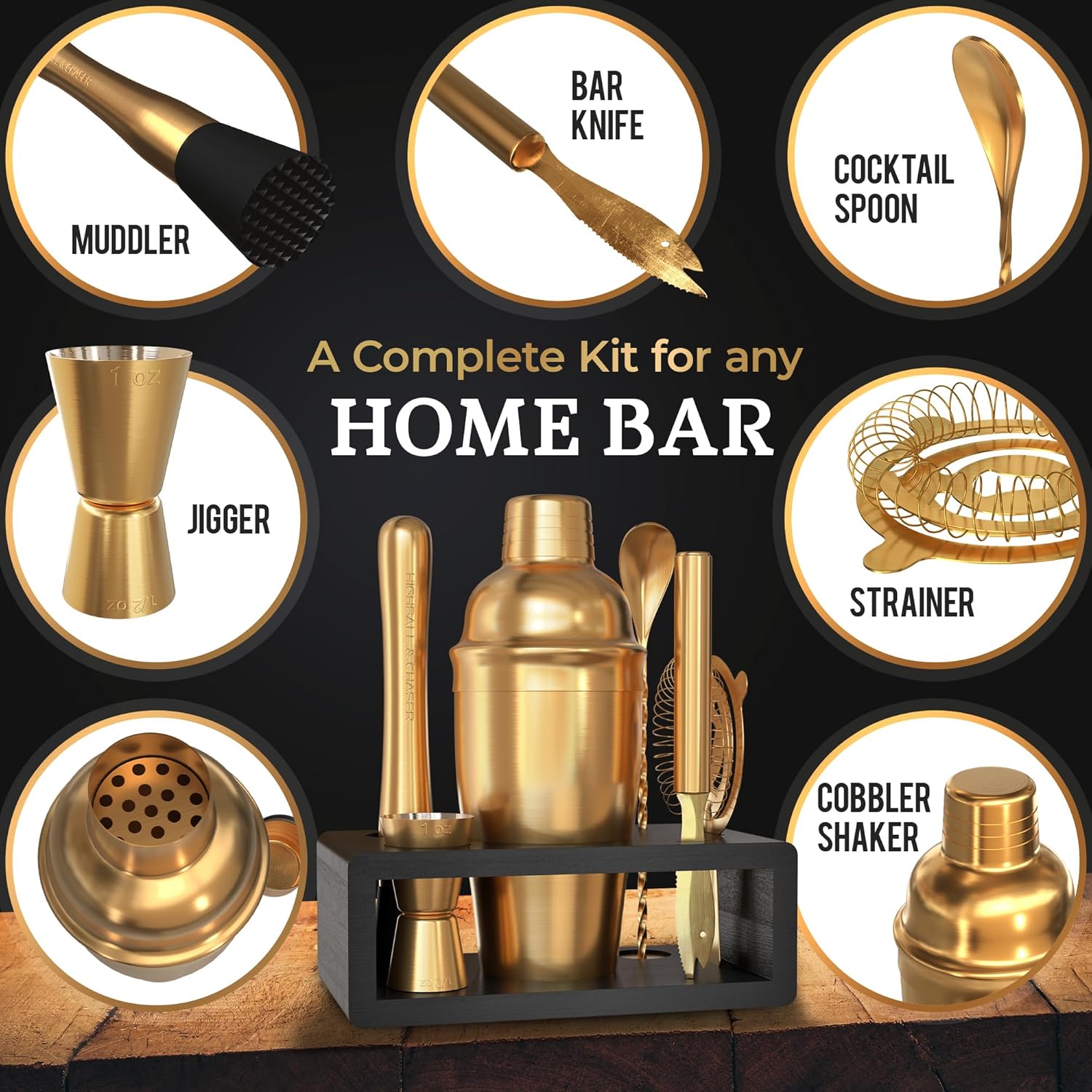 Antique Gold Cocktail Shaker S - Cocktail Recipe Book review and price