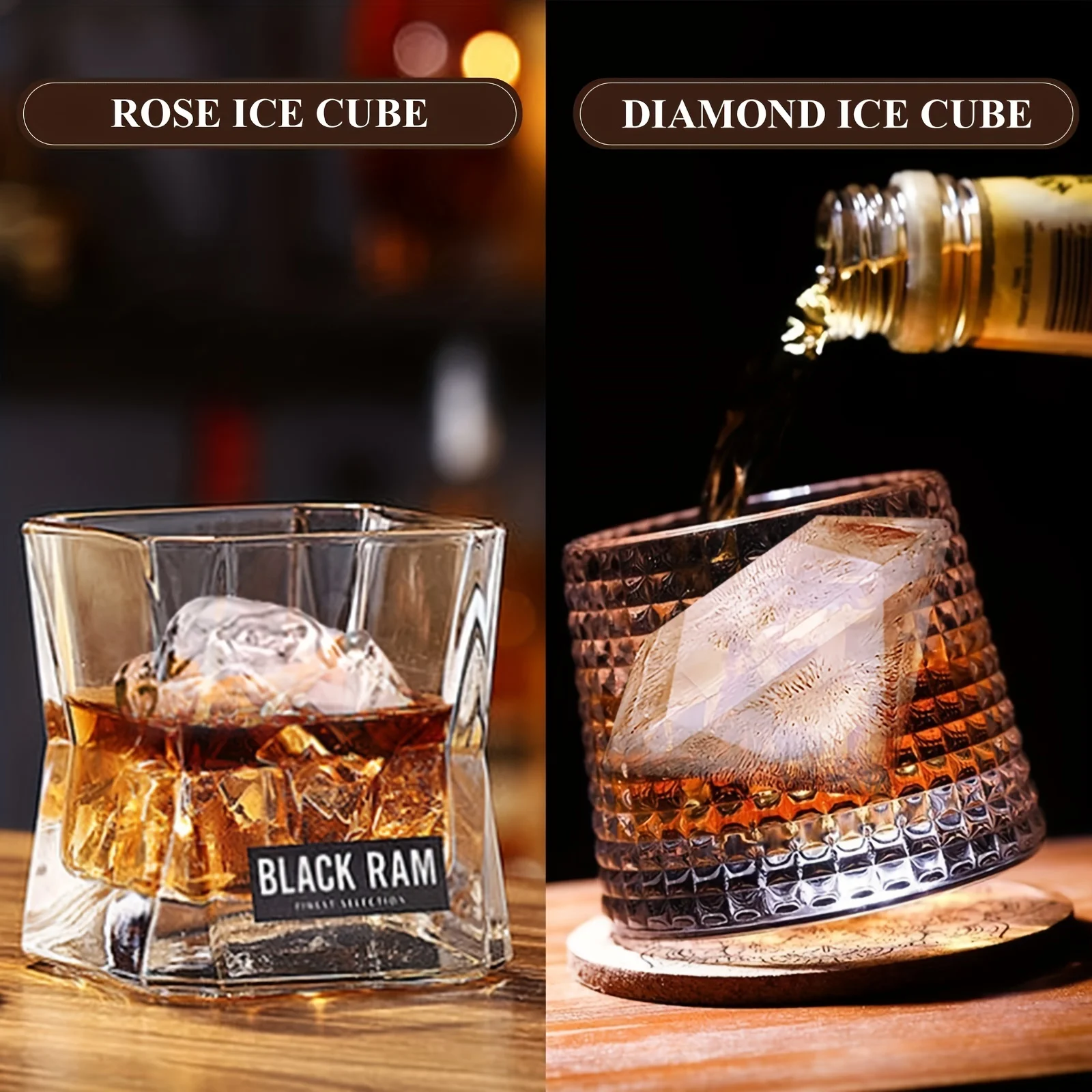 1pc 3D Rose Ice Cube Mold, Squ - Ice Mold Sphere review and price