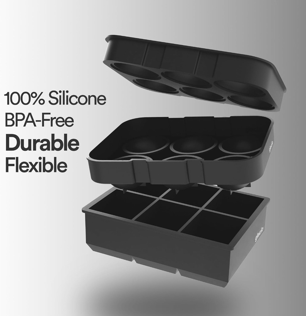 Silicone Ice Cube Trays – Larg - Ice Mold Sphere review and price