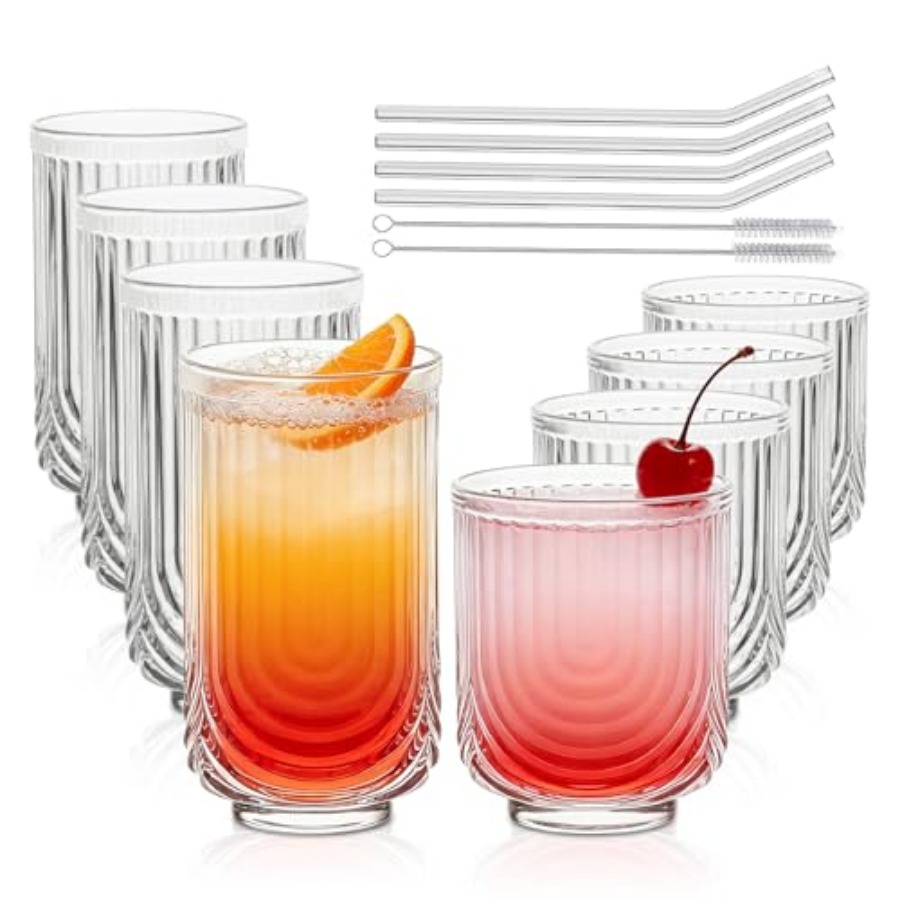 Water Drinking Glasses Set of  - Highball Glass Set review and price