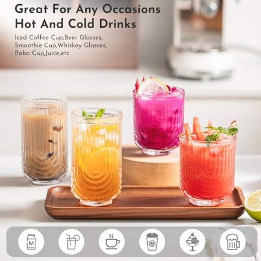 Water Drinking Glasses Set of  - Highball Glass Set review and price