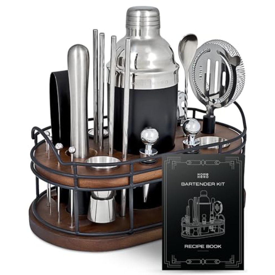 Bartender Kit - 22-Piece Cockt - Cocktail Recipe Book review and price