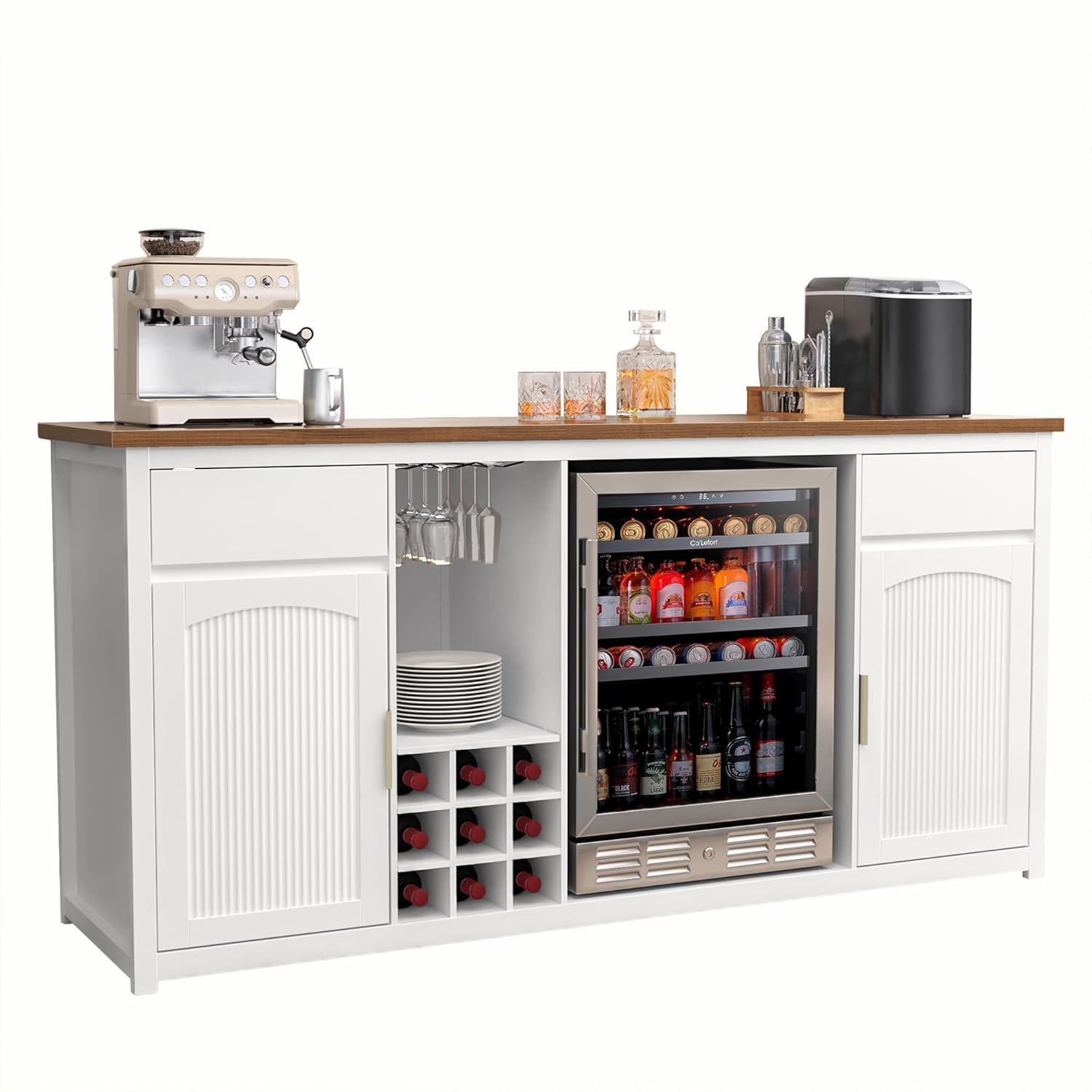 Extra Long Bar Cabinet Fridge  - Home Bar And Fridge review and price