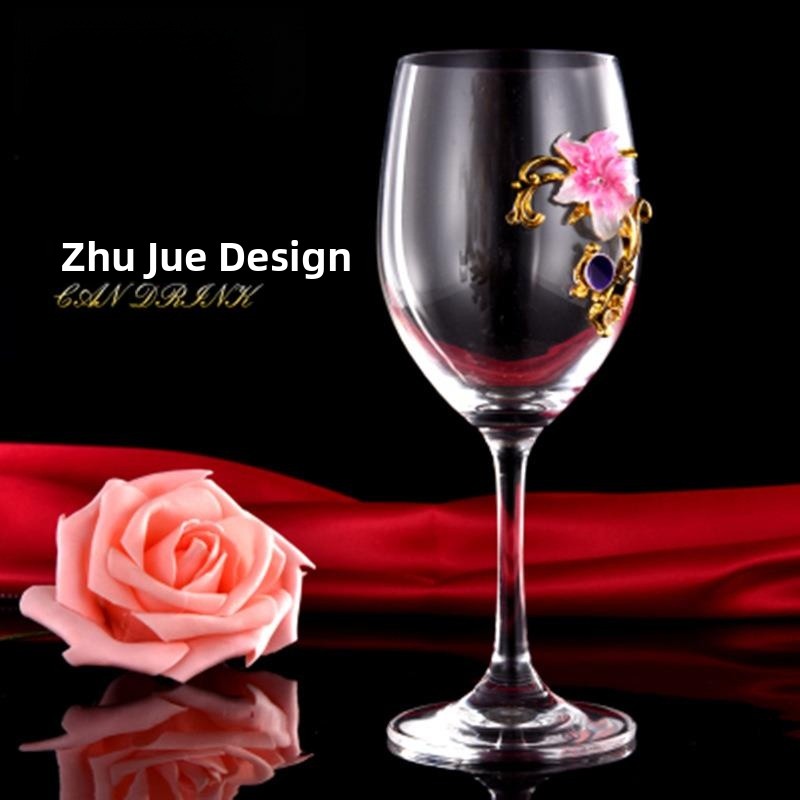 Elegant Enamel Red Wine Glasse - Highball Glass Set review and price