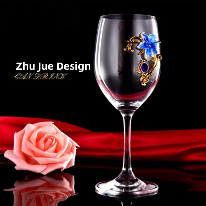 Elegant Enamel Red Wine Glasse - Highball Glass Set review and price