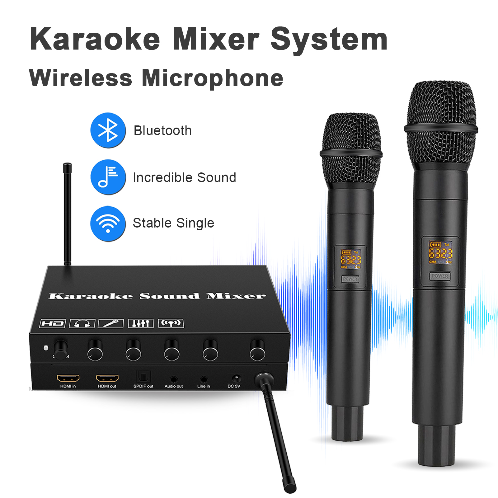 HDMI Karaoke Player Mixer Home - Home Bar And Theater review and price