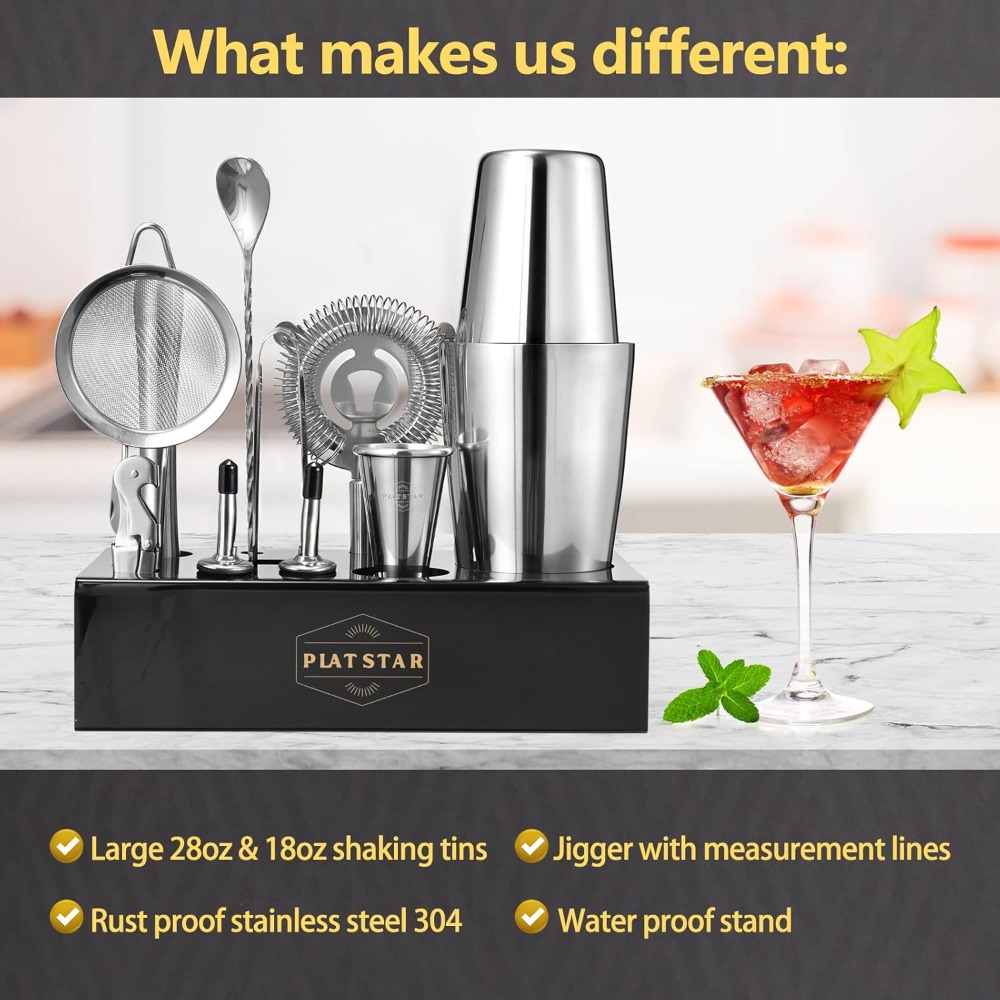 Complete Bartender Kit with St - Cocktail Recipe Book review and price