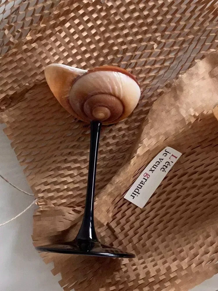Natural Conch Wine Glass Bar a - Home Bar Shelf review and price