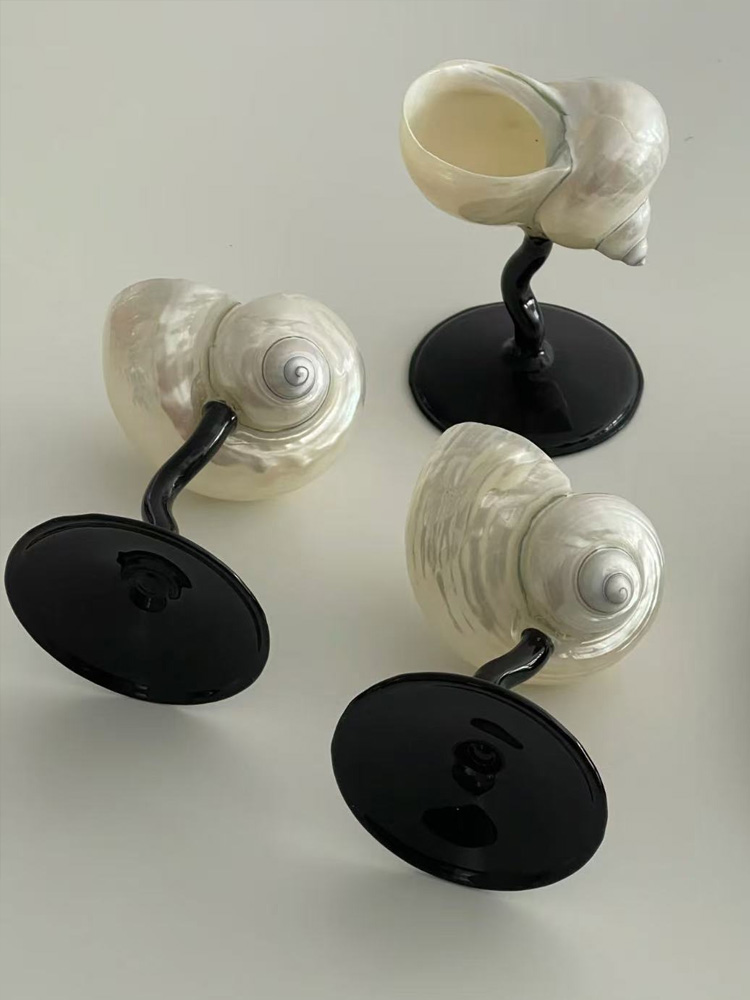 Natural Conch Wine Glass Bar a - Home Bar Shelf review and price