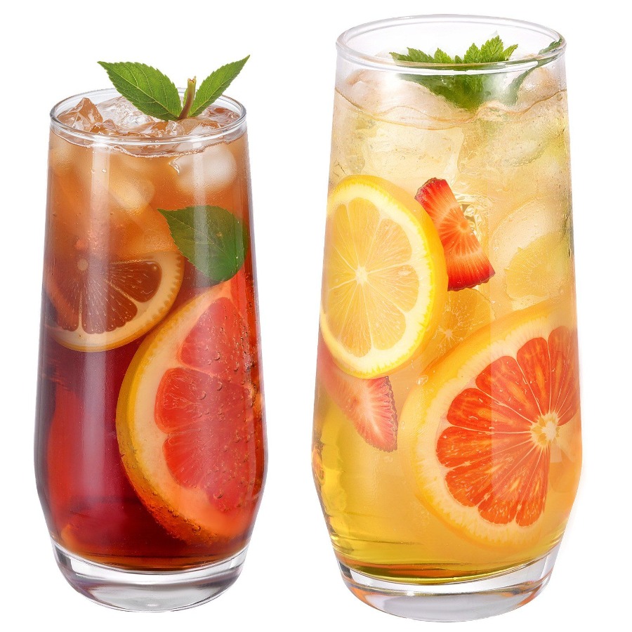 Drinking Glasses Set, 16-Piece - Highball Glass Set review and price