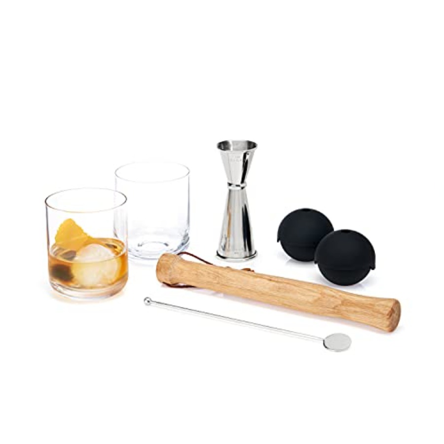 7-Piece Bartender Kit - 2 Crys - Ice Mold Sphere review and price