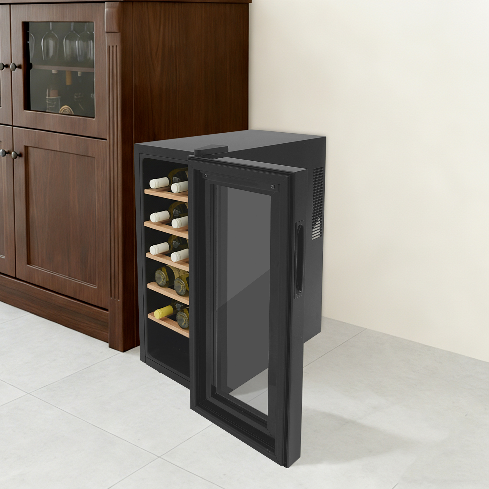 12 Bottle Wine Fridge, Freesta - Home Bar And Fridge review and price
