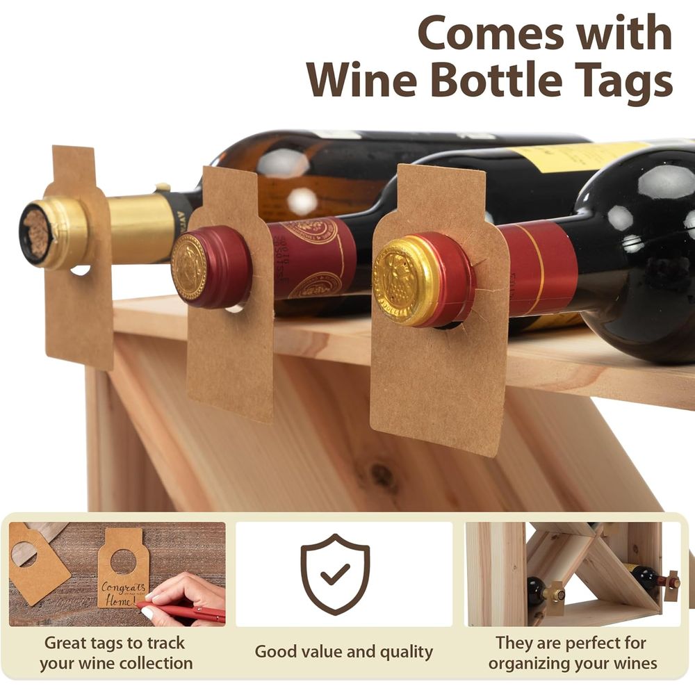 96 Bottle Wine Rack Countertop - Home Bar Shelf review and price