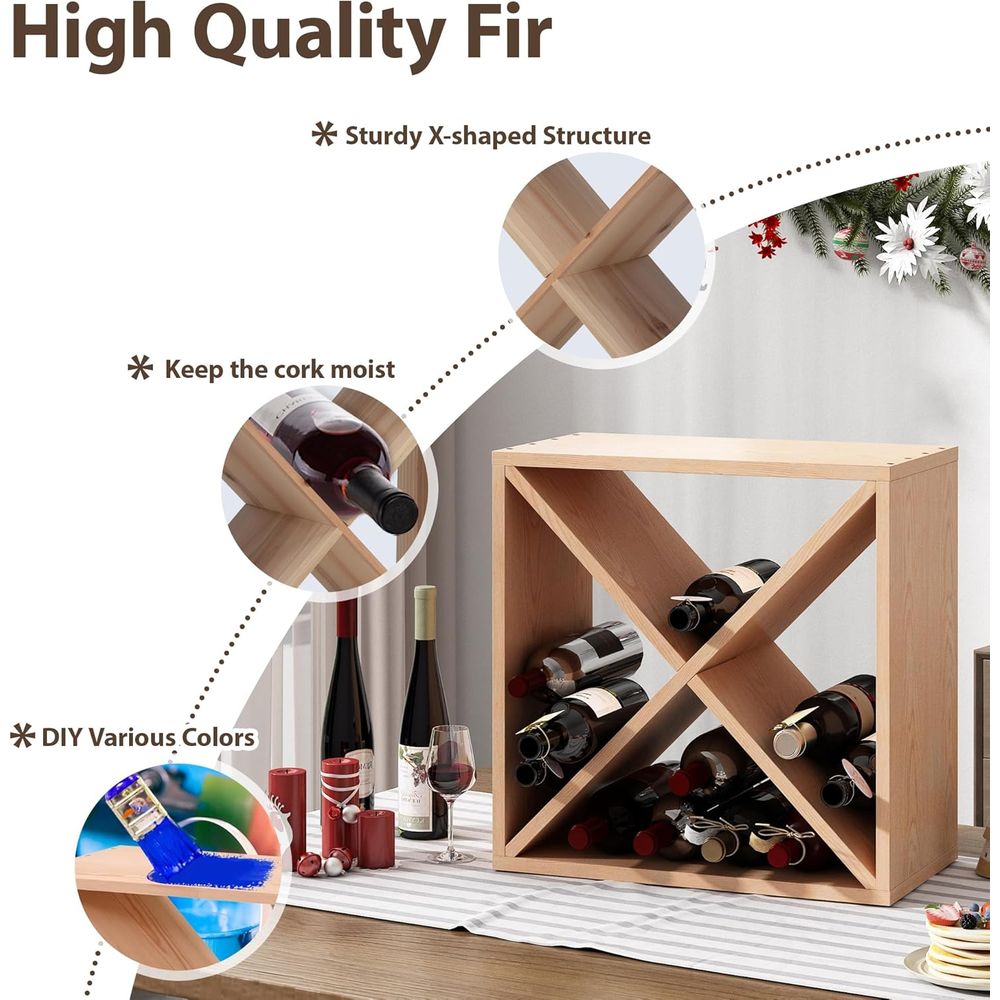 96 Bottle Wine Rack Countertop - Home Bar Shelf review and price