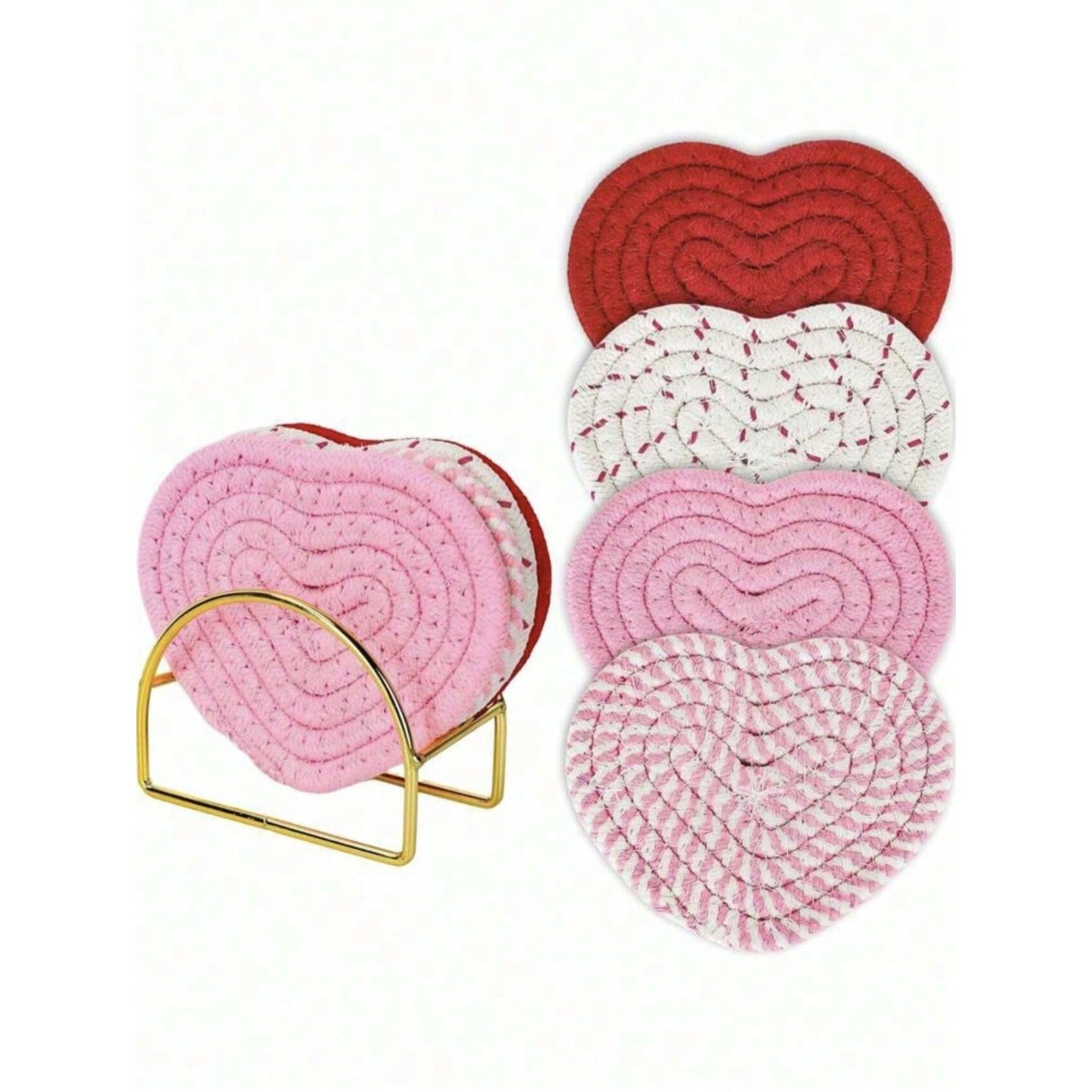 4pcs Valentine's Day Heart Sha - Home Bar Shelf review and price