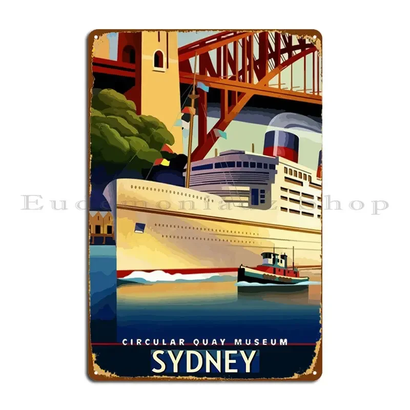 Travel To Sydney Metal Sign Cl - Home Bar Sydney review and price