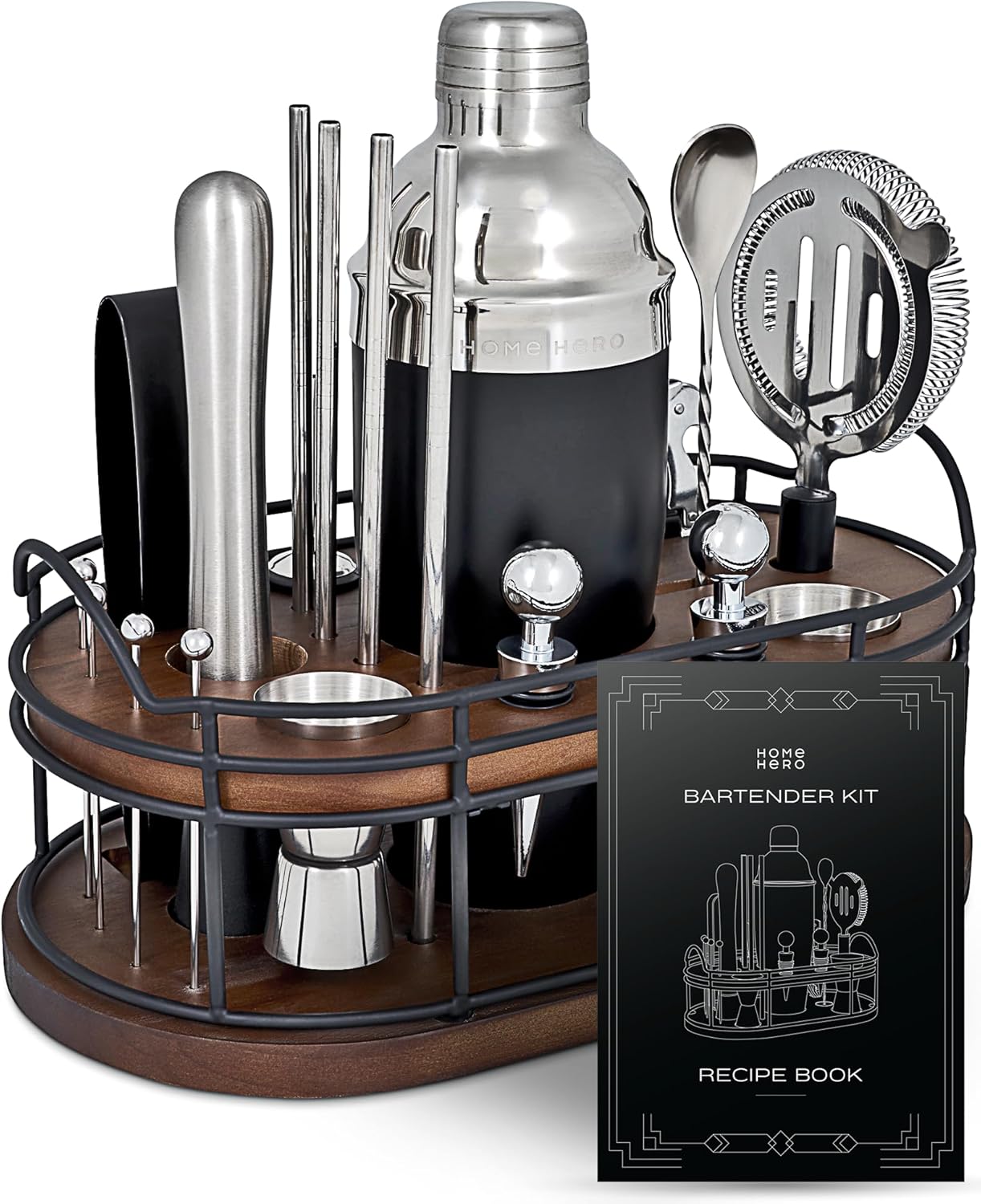 Bartender Kit - 22-Piece Cockt - Cocktail Recipe Book review and price