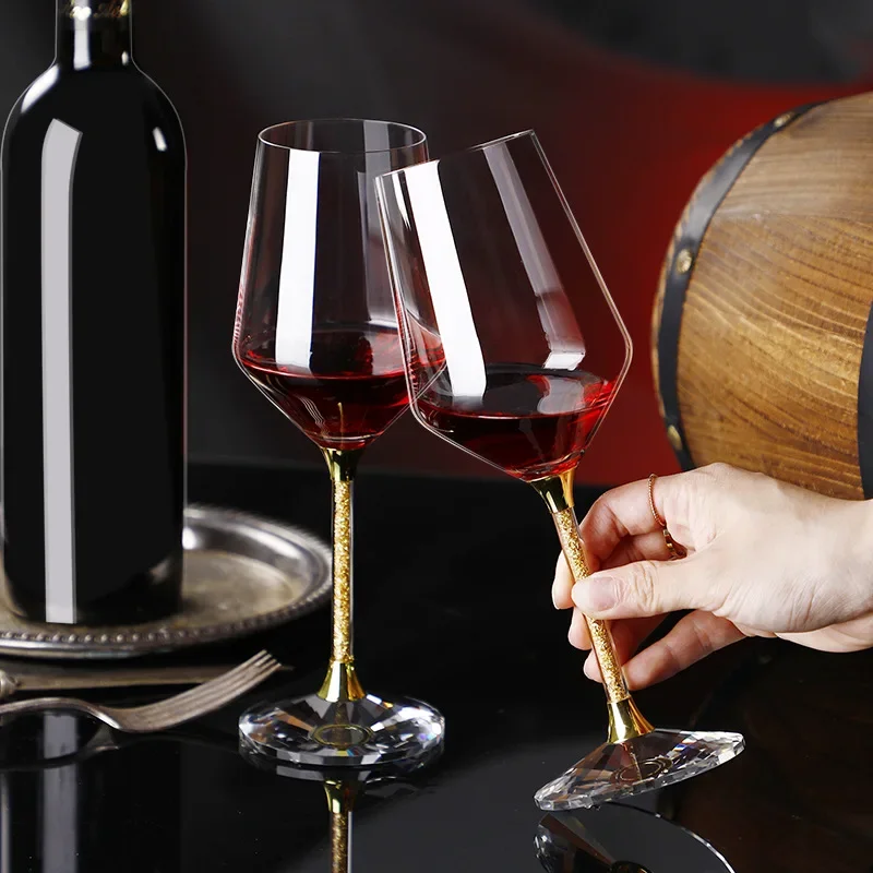 420ml Gold crystal red wine gl - Highball Glass Set review and price