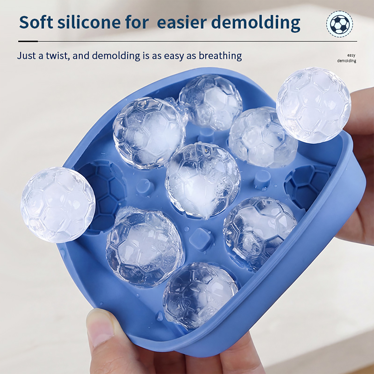1Pcs Football-Themed Silicone  - Ice Mold Sphere review and price