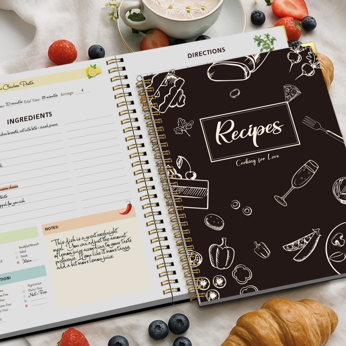 Recipe Journal Notebook with S - Cocktail Recipe Book review and price