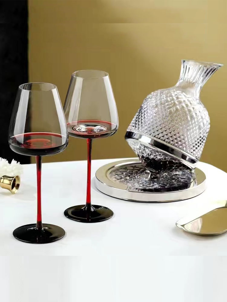 Burgundy Wine Glasses Crystal  - Highball Glass Set review and price