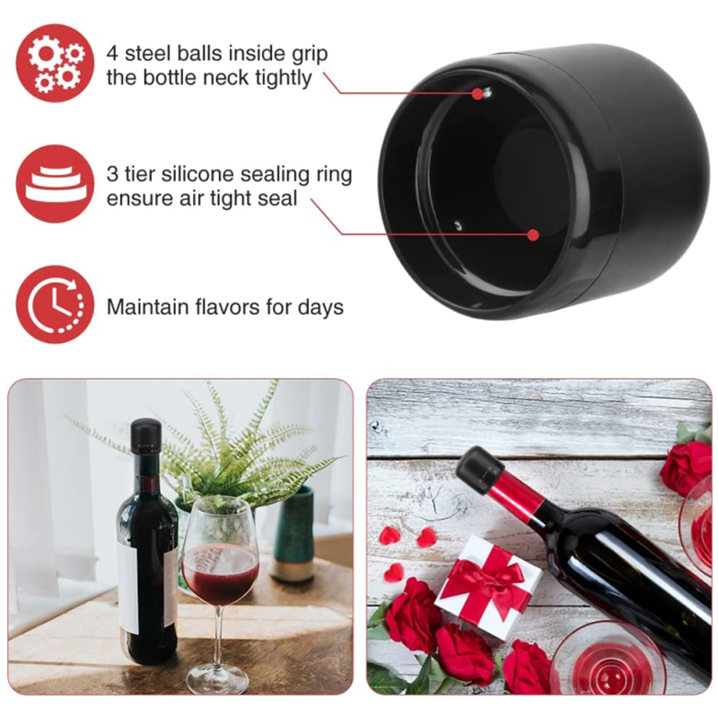 New 2PCS Vacuum Red Wine Bottl - Wine Preservation Pump review and price