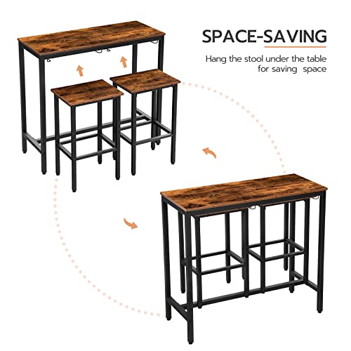 Industrial Bar Height Table Wi - Home Bar Stools review and price