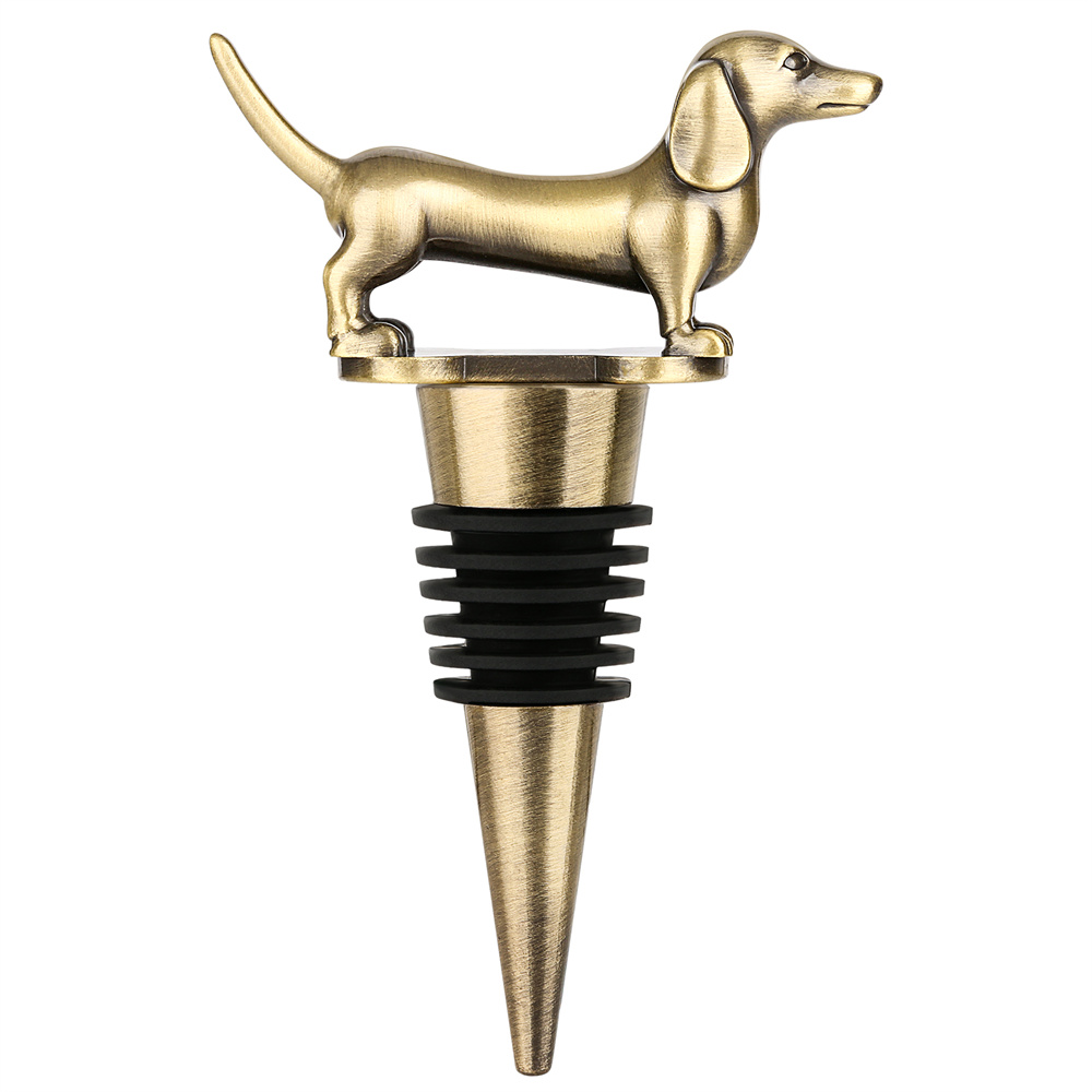 Wine Bottle Stopper Dachshund  - Wine Preservation Pump review and price