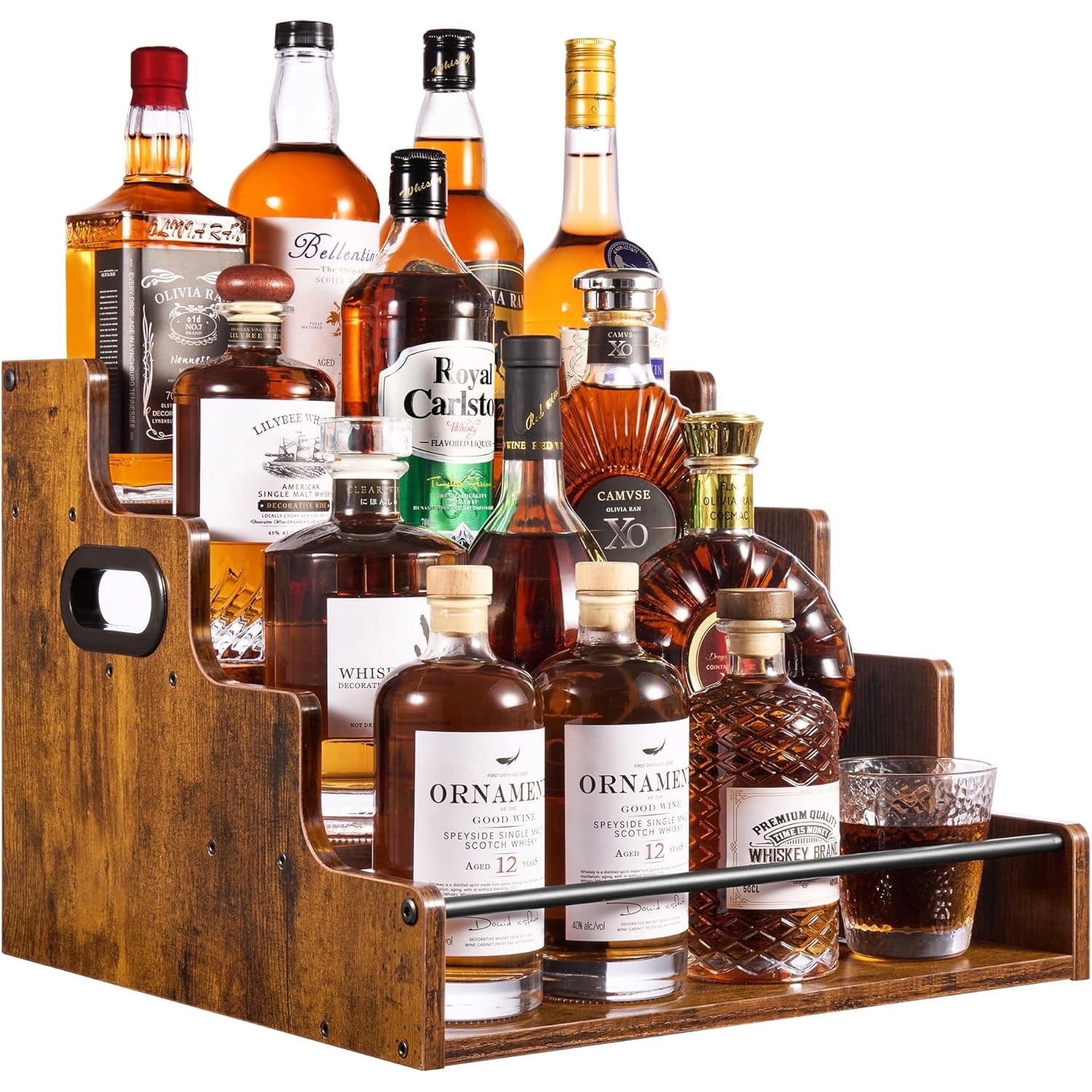 Liquor Bottle Display Shelf, C - Home Bar Shelf review and price