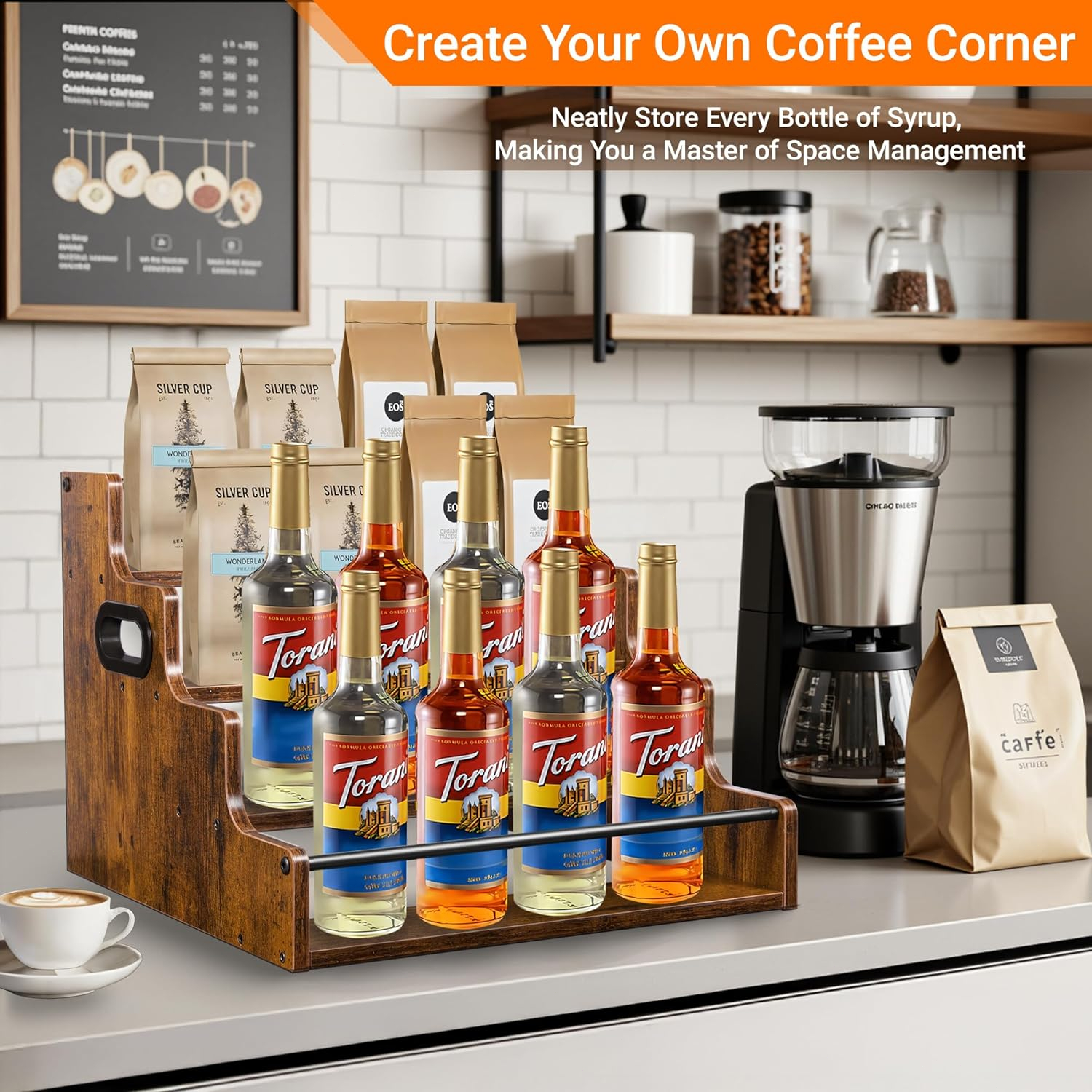Liquor Bottle Display Shelf, C - Home Bar Shelf review and price