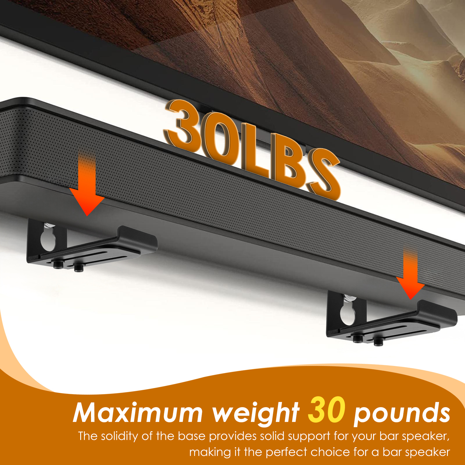 2Pcs Soundbar Speaker Stands W - Home Bar Set review and price