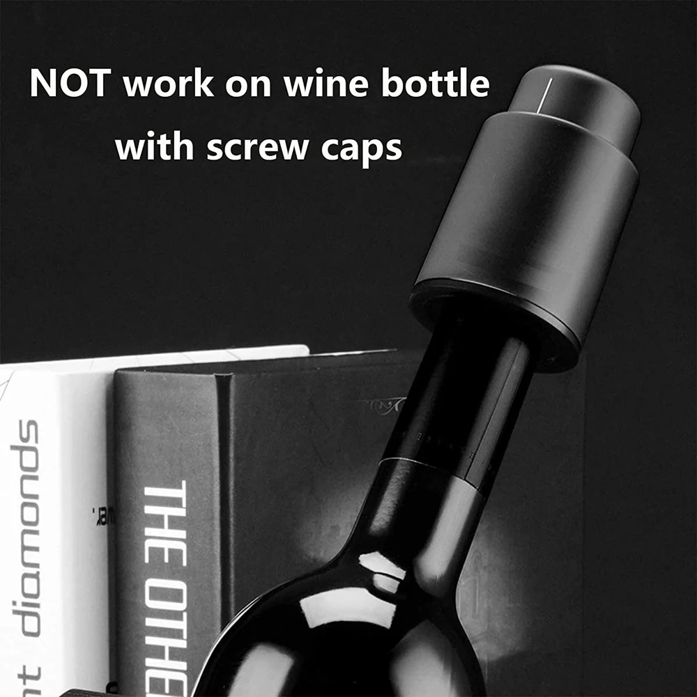Vacuum Wine Bottle Cap Stopper - Wine Preservation Pump review and price