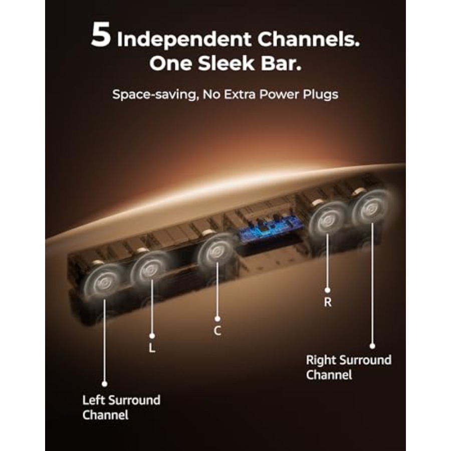 5.1CH Surround Sound Bar with  - Home Bar And Theater review and price