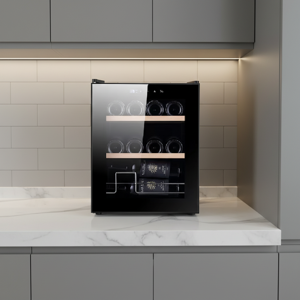 Mini bar Cooler Fridge Red Win - Home Bar And Cabinet review and price