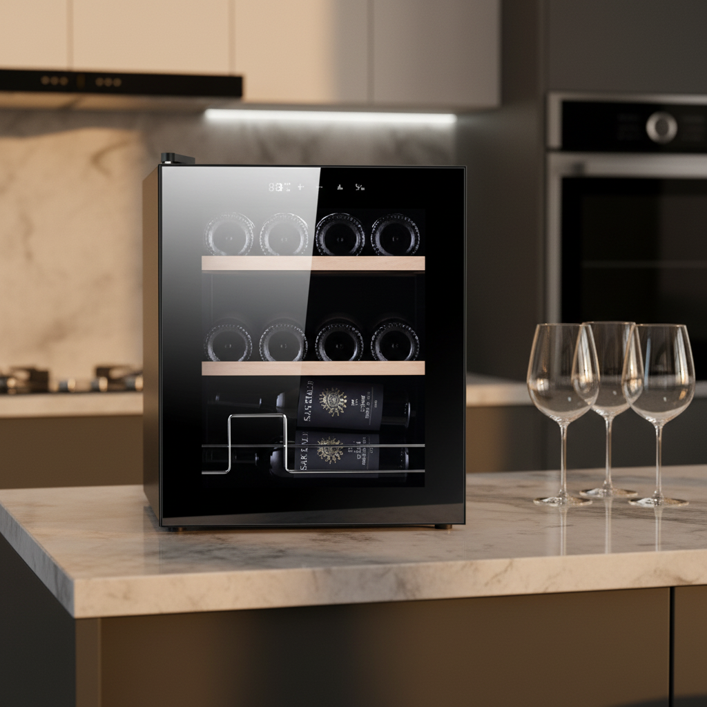 Mini bar Cooler Fridge Red Win - Home Bar And Cabinet review and price