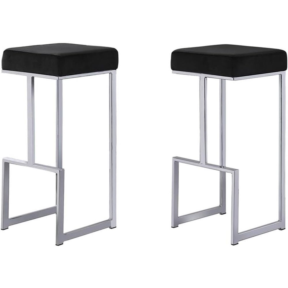 Modern Velvet-Upholstered Bar  - Home Bar Stools review and price