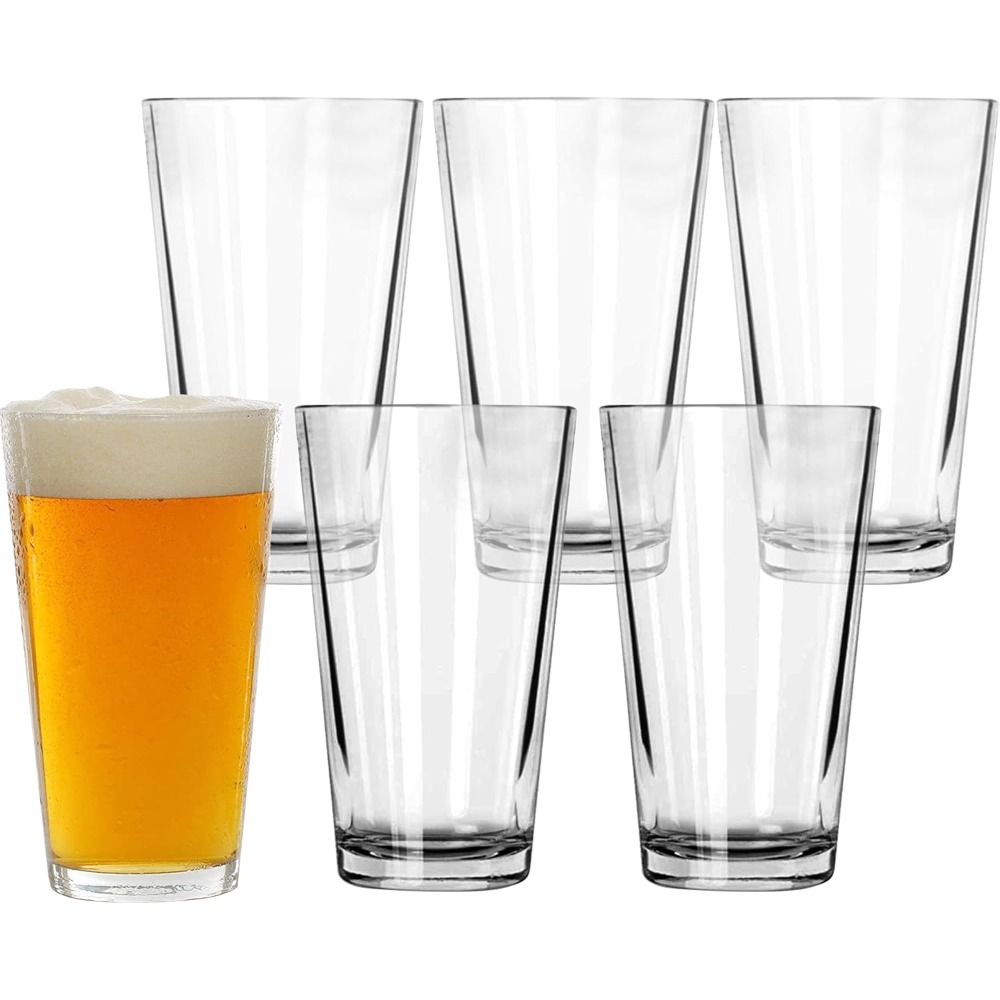 16 oz Pint Glasses 6 Pcs Set D - Highball Glass Set review and price