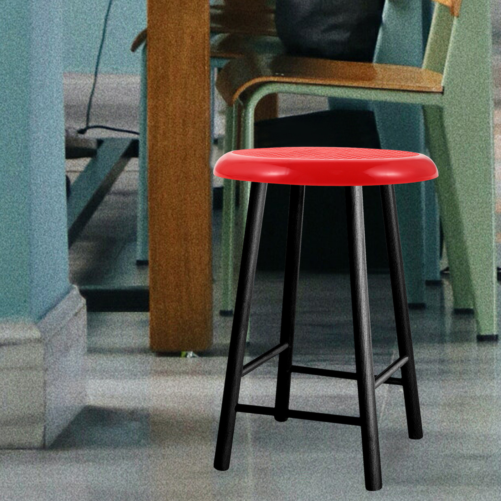 Plastic Round Stool Seat Repla - Home Bar Stools review and price