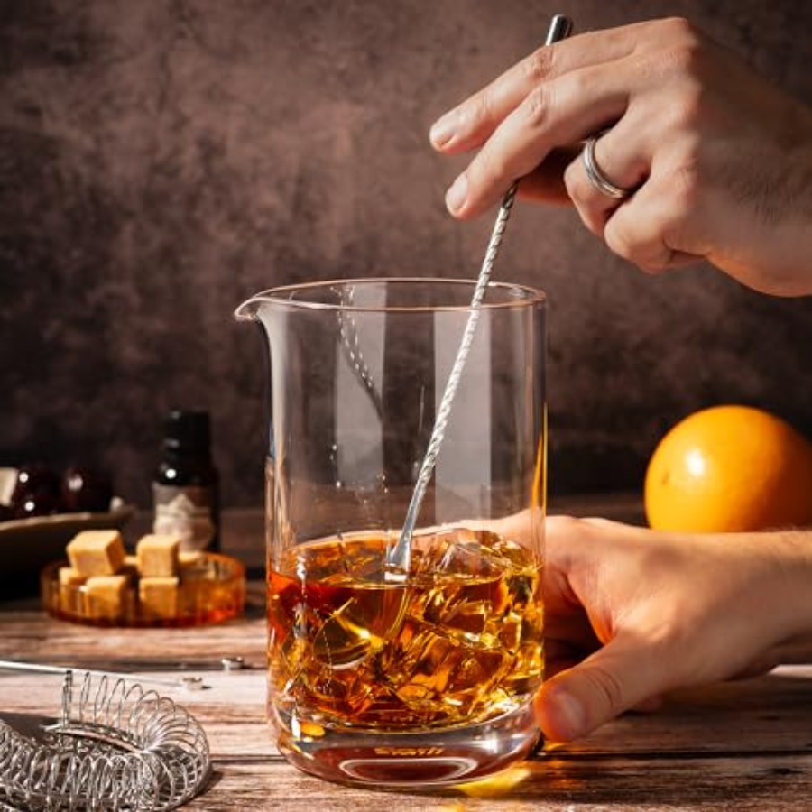 Cocktail Mixing Glass, Old Fas - Home Bar Set review and price