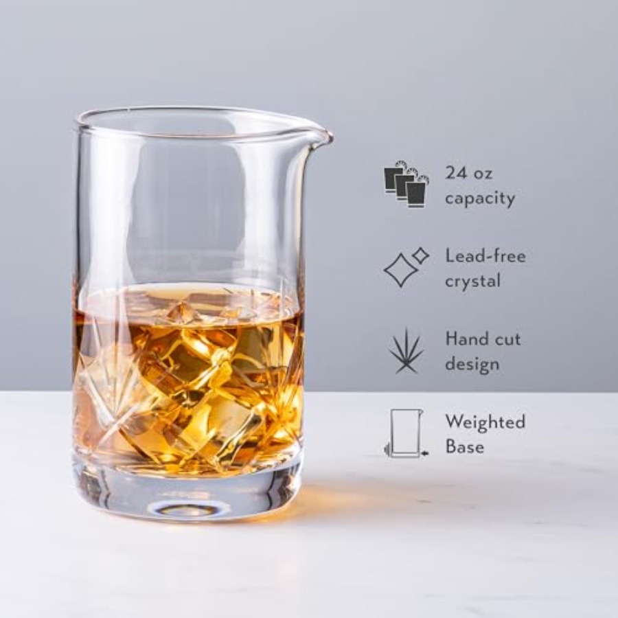 Cocktail Mixing Glass, Old Fas - Home Bar Set review and price